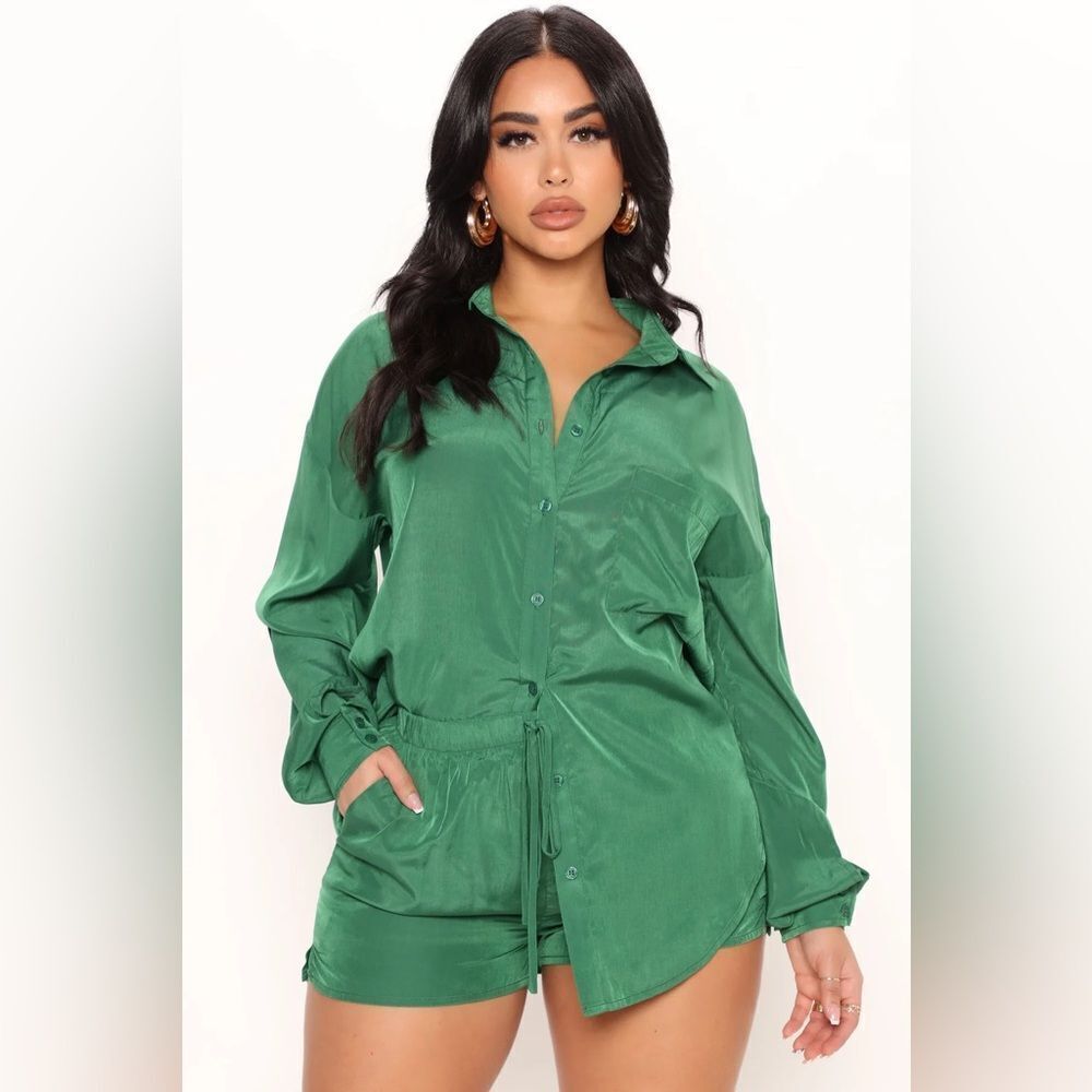Anita Short Set - Hunter Green
